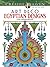 Creative Haven Art Deco Egyptian Designs Coloring Book (Creative Haven Coloring Books)
