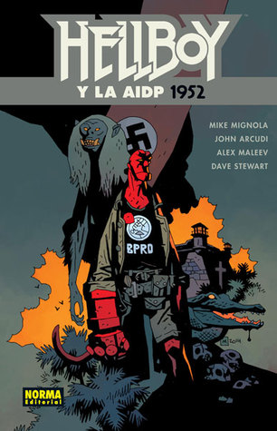 Portada de Hellboy y la A.I.D.P.: 1952, de Mike Mignola
