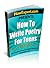How To Write Poetry For Teenagers: Your Step By Step Guide To Writing Poetry For Teenagers