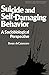 Suicide and Self-Damaging Behavior by Denys DeCatanzaro