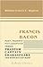 Francis Bacon, poet, prophet, philosopher, versus phantom Captain Shakespeare, the Rosicrucian mask