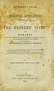 Numerous Cases of Surgical Operations Without Pain in the Mesmeric State: Mesmerism in India: The Philosopy of Sleep (Hardcover)