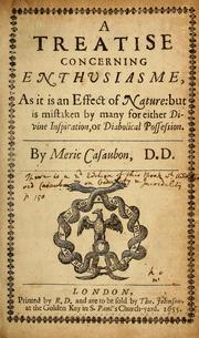 A Treatise Concerning Enthusiasme (1655)