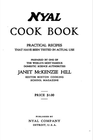 Nyal Cook Book: Practical Recipes that have been Tested in Actual Use