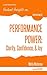 PERFORMANCE POWER by Molly Mahoney