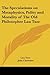 The Speculations on Metaphysics, Polity and Morality of The Old Philosopher Lau Tsze