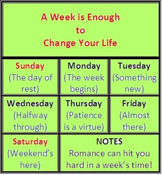 A Week is Enough to Change Your Life