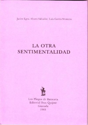 La otra sentimentalidad (Los Pliegos de barataria) (Spanish Edition)