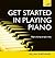 Get Started in Playing Piano by Gillian Shepheard