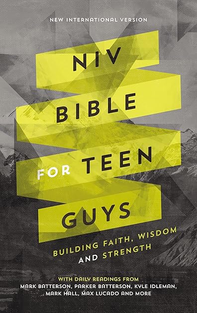 NIV, Bible for Teen Guys, Hardcover: Building Faith, Wisdom and Strength