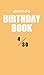 運命がわかるBIRTHDAY BOOK 4月30日