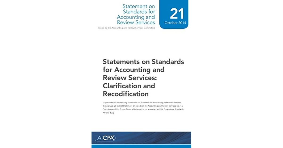 Accounting And Review Services Committee Overview