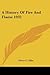 A History of Fire and Flame 1932