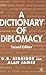 A Dictionary of Diplomacy