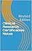 Clinical Research Certification Notes: Revised Edition