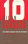 Het brute gebaar van de schilder by Milan Kundera