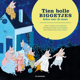 Tien bolle biggetjes keken naar de maan (Paperback)