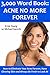 3,000 Word Book: Acne No Mo...