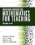 Making Sense of Mathematics for Teaching Grades 6-8: (Unifying Topics for an Understanding of Functions, Statistics, and Probability)