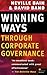 Winning Ways through Corporate Governance