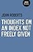 Thoughts on an Index Not Freely Given