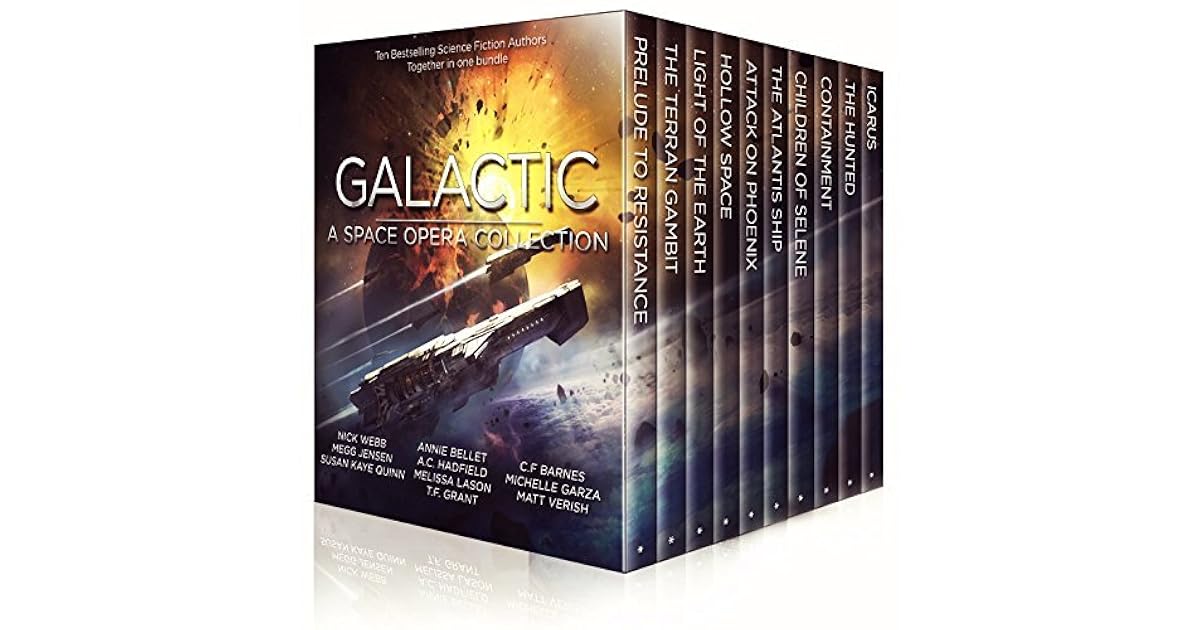 Galactic Ten Book Space Opera SciFi Boxset by A.C. Hadfield