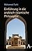 Einführung in die arabisch-islamische Philosophie