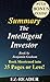 Summary - The Intelligent Investor: Book by Benjamin Graham - Book Shortened into 35 Pages or Less! (The Intelligent Investor: In 35 Pages or Less)