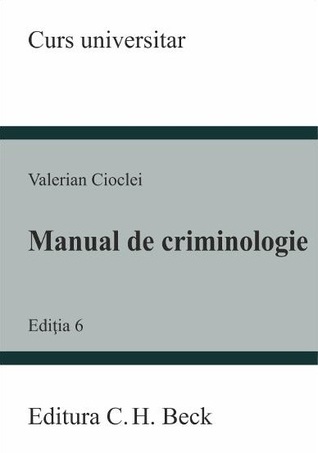 Manual de criminologie (Paperback)