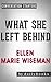 Conversations on What She Left Behind by Ellen Marie Wiseman | Conversation Starters