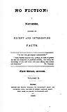No Fiction, a Narrative Founded on Recent and Interesting Facts, Vol. 1