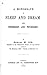 A Monograph on Sleep and Dream: Their Physiology and Psychology