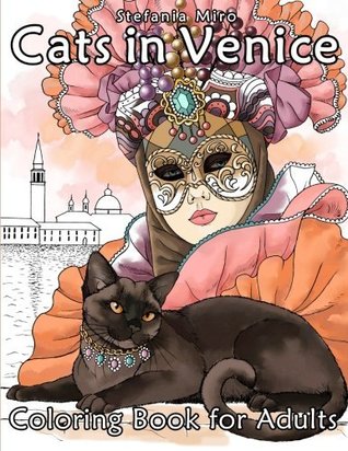 Cats in Venice: Coloring book for adults (Paperback)