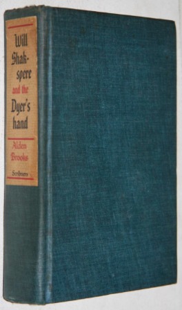 Shakspere and the Dyer's Hand (Hardcover)