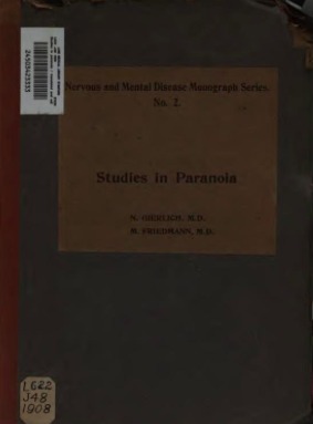 Studies in Paranoia (Hardcover)