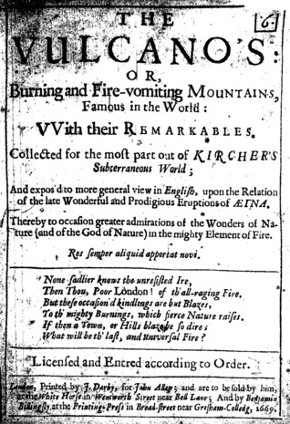 The Volcanos: Or Burning And Fire Vomiting Mountains, Famous In The World (Hardcover)