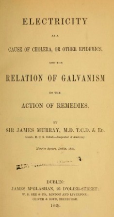 Electricity: As a Cause of Cholera, or Other Epidemics, and the Relation of Galvanism to the Action of Remedies (Hardcover)