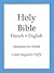 Holy Bible, English and Fre...