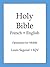 Holy Bible, English and French Edition by Bold Rain