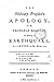 The Military Prophet's Apology; Or, Probable Reasons for Deferring the Earthquake. in a Letter to Dr. M-DD--T-N.