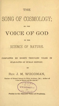 The Song of Cosmology: Or, the Voice of God in the Science of Nature. Completed by Eighty Thousand Years in Star-Dates of Human History (Hardcover)