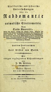 Von Der Rabdomantie Oder Der Animalischen Elektrometrie: Aus: Physikalische Und Historische Untersuchungen Uber Die Rabdomantie Oder Animalische Elect (Hardcover)