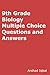 9th Grade Biology Quiz Questions Answers: Multiple Choice MCQ Practice Tests