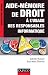 Aide-mémoire de droit à l'u...