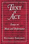 Text and Act: Ess...