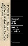 Hva er tredjestanden? by Emmanuel Joseph Sieyès