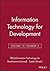 Information Technology for Development, Volume 12, Number 2 (ITDJ - single issue Information Technology for Development Journal)
