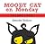 Moody Cat on Monday by Amanda Gatton