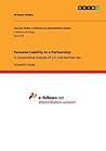 Personal Liability in a Partnership: A Comparative Analysis of U.S. and German law