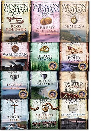 Winston Graham Poldark Series 12 Books Collection Set (Paperback)